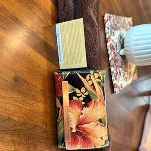 Patricia Nash Black Tropical Wallet